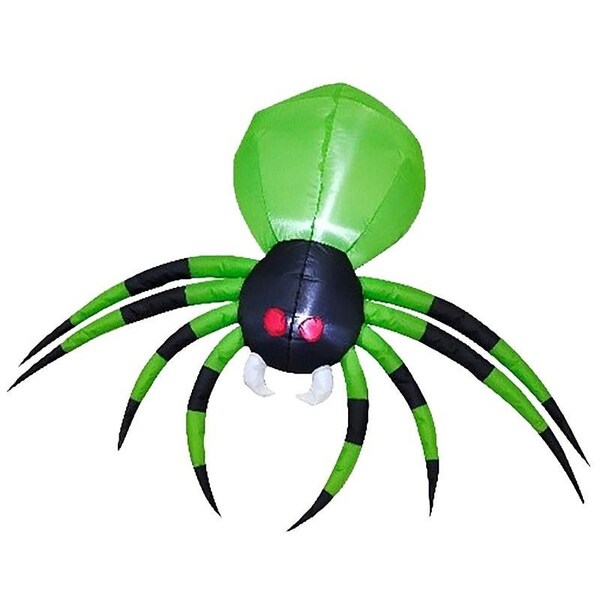 Santas Forest Inflatable Spider, 4 ft 90725